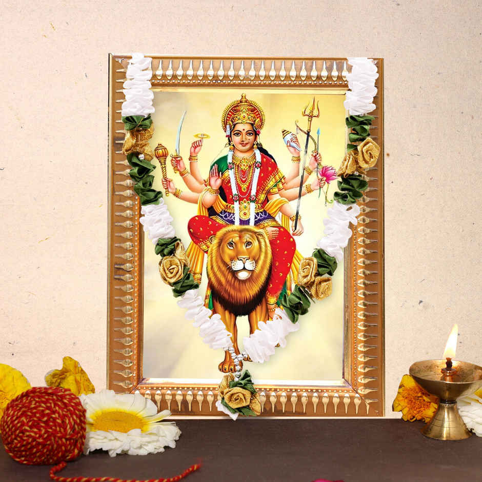 Pooja Mala Garland | White | 12 Inch | Mayyur