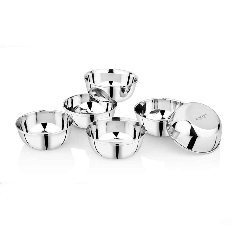 Steelera Stainless Steel Curry Bowl / Wati / Katori / Mukta Wati | Food Safe | 200 ml