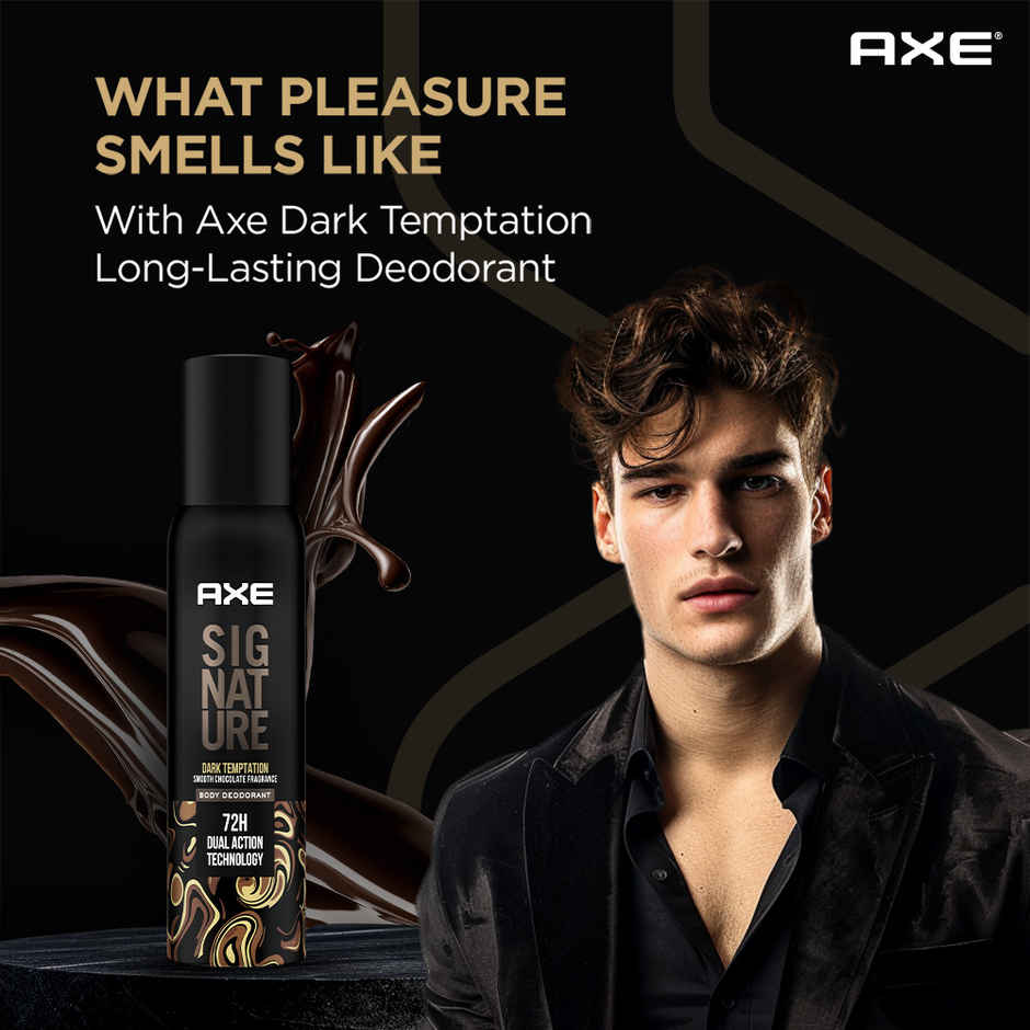 Axe Signature Dark Temptation Long Lasting No Gas Body Deodorant For Men