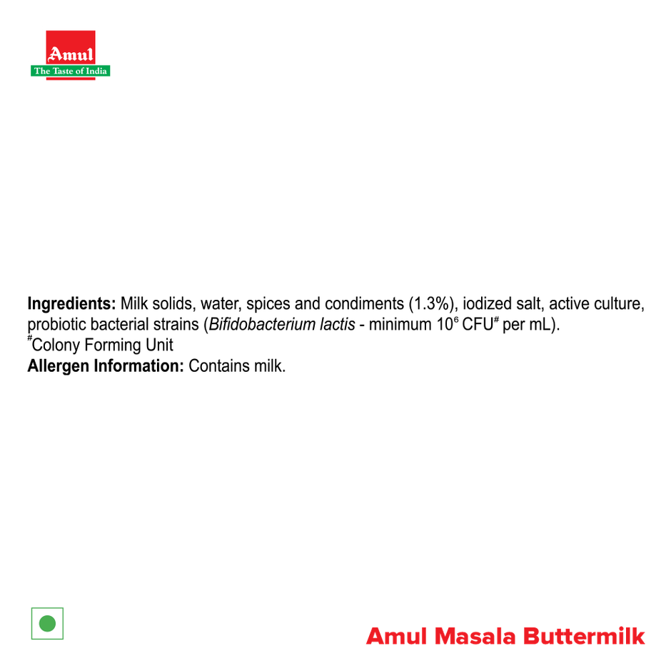 Amul Probiotic Spiced Buttermilk Combo