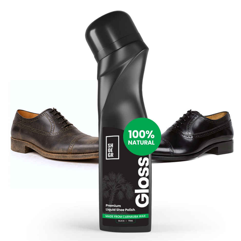 SHOEGR Leather Shoe Polish | Black