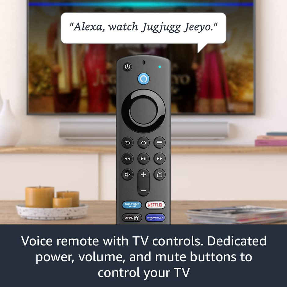 Amazon Fire Tv stick 3rd generation with Alexa Voice Remote (includes TV and app controls)