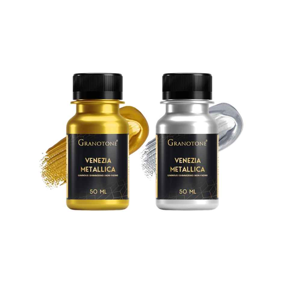 Granotone Venezia Metallic Paint | Silver, Gold