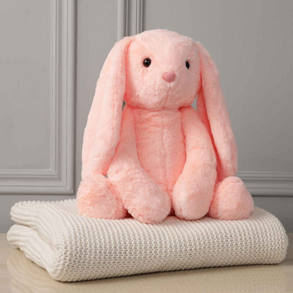 Mirada Peach Bunny Soft Toy - 35 cm