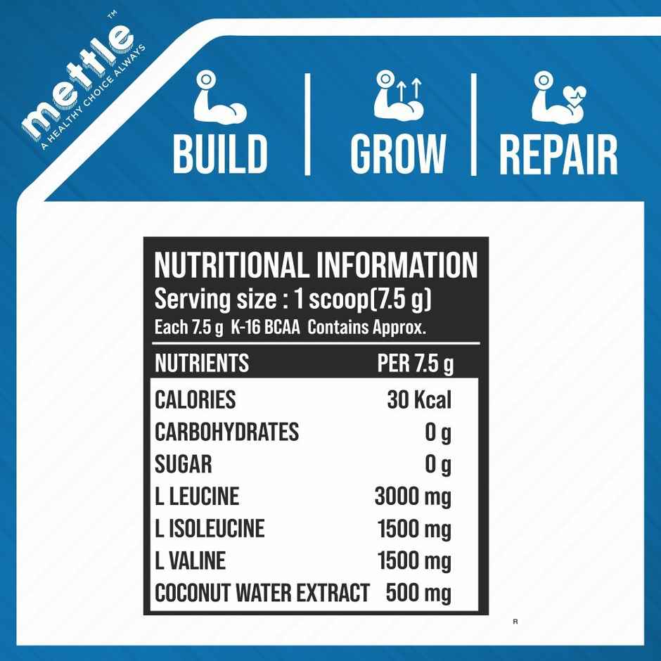 Getmymettle K16 Bcaa (Tangy Bliss)