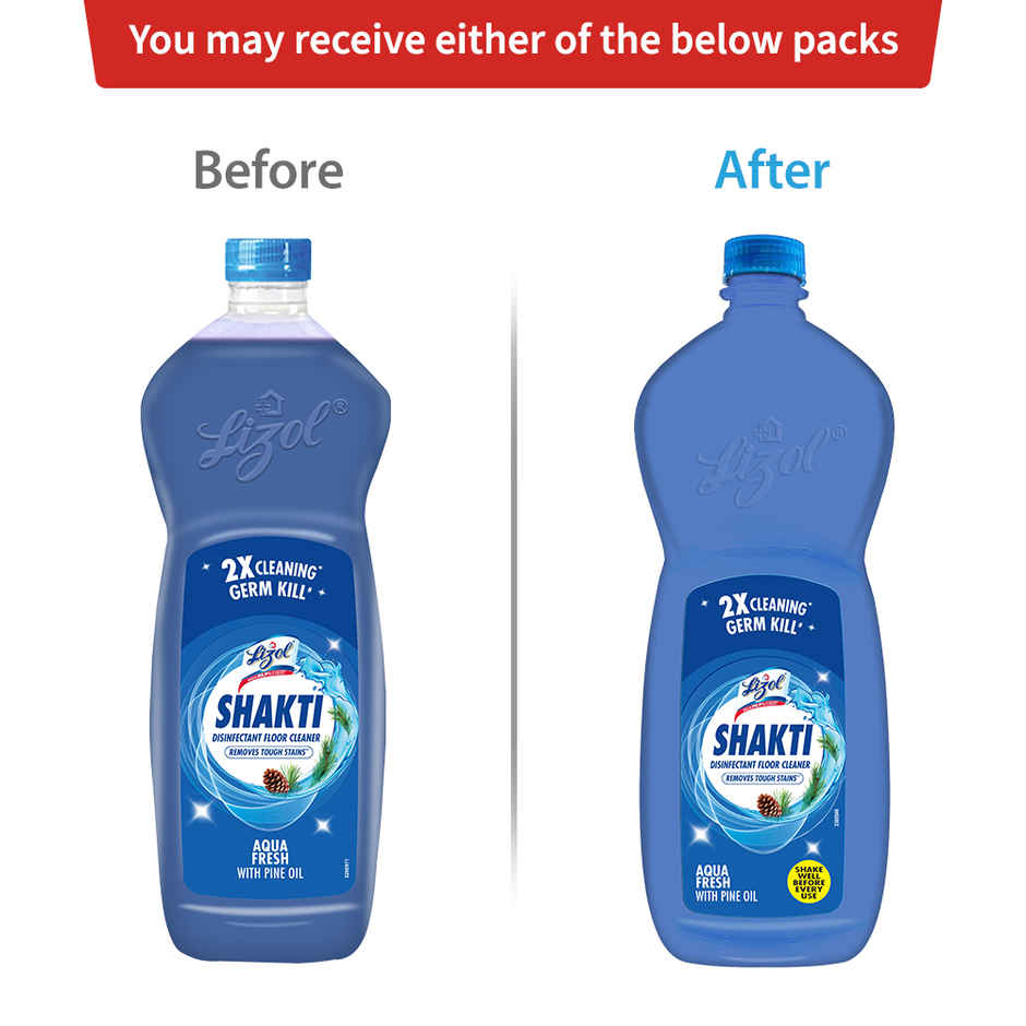Lizol Aqua Fresh Shakti Disinfectant Floor Cleaner