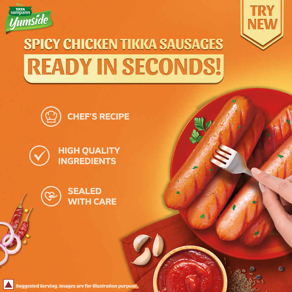 Tata Sampann Yumside Spicy Chicken Tikka Sausage Combo