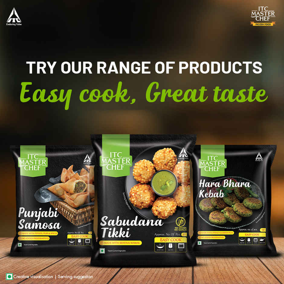 ITC Master Chef Sabudana Tikki | No Onion | No Garlic | 8 pieces
