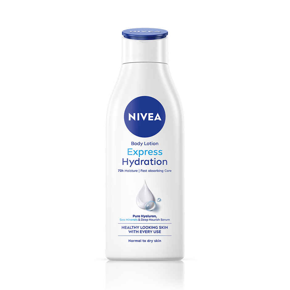 NIVEA Express Hydration Body Lotion|Sea Minerals & Deep Moisture Serum|Non Greasy