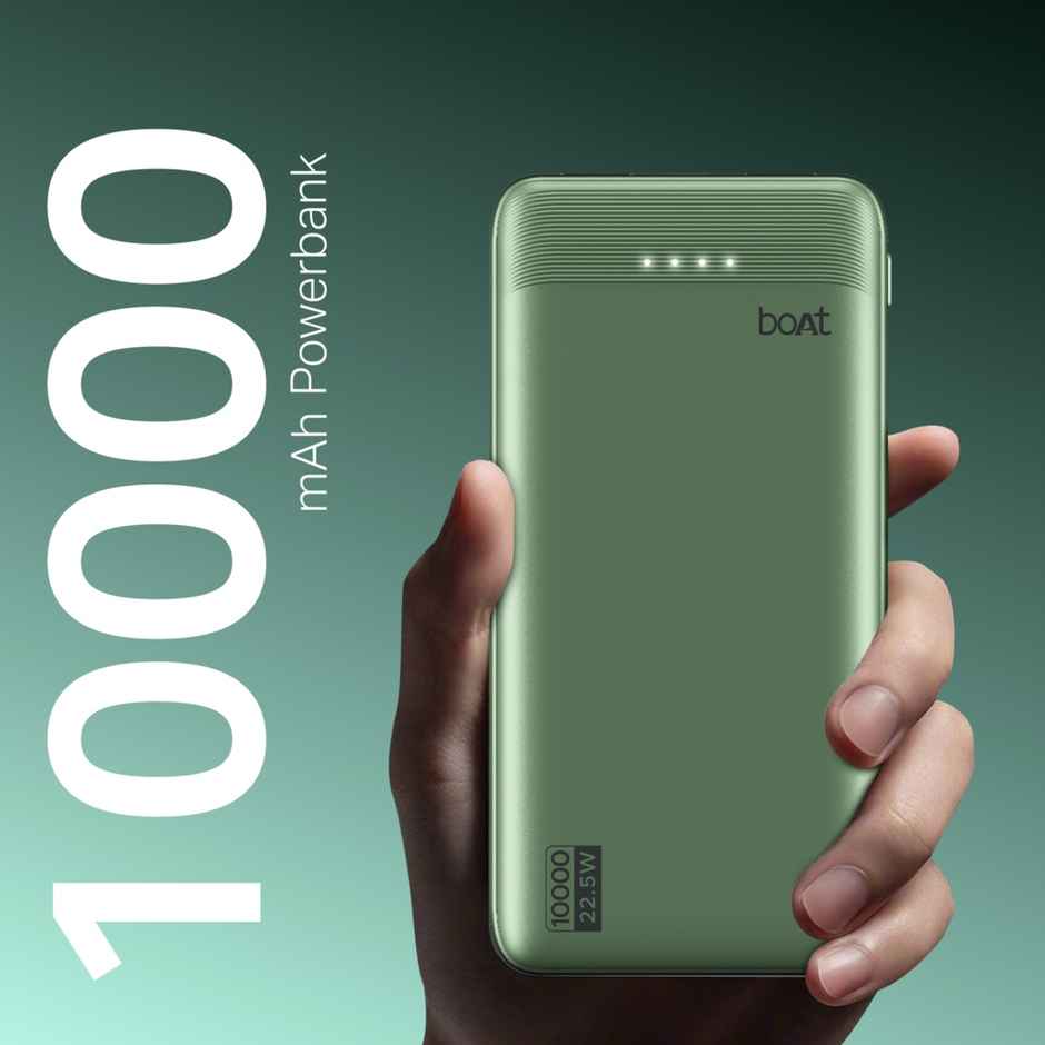 boAt EnergyShroom PB300 Activ Powerbank | Mint Green