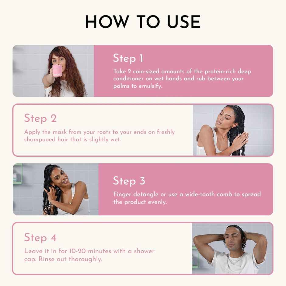 Fix My Curls Protein Powered Deep Conditioning Mask For Curly And Wavy Hair