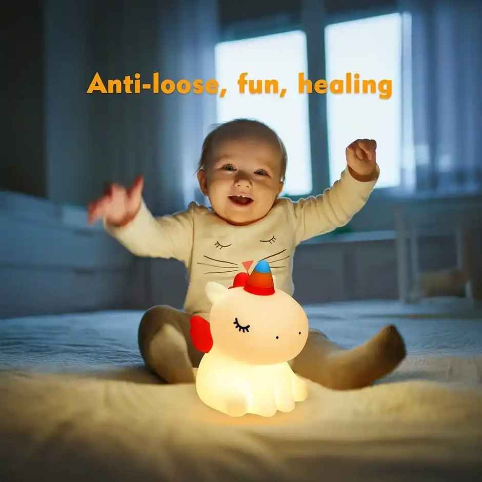 Fablue Night Lamp For Bedroom - Rechargeable Cute Unicorn Night Lamp