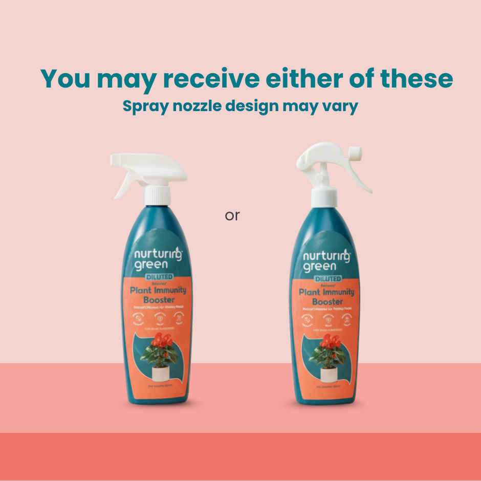 Nurturing Green - Immunity Booster Spray | 650ml | Liquid Fertilizer Plant Booster Spray Bottle