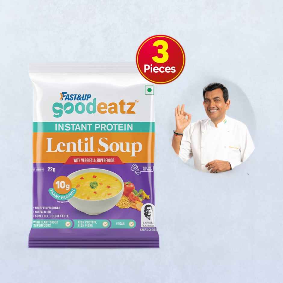 GoodEatz High Protein Soup - Lentil - 3 Packs