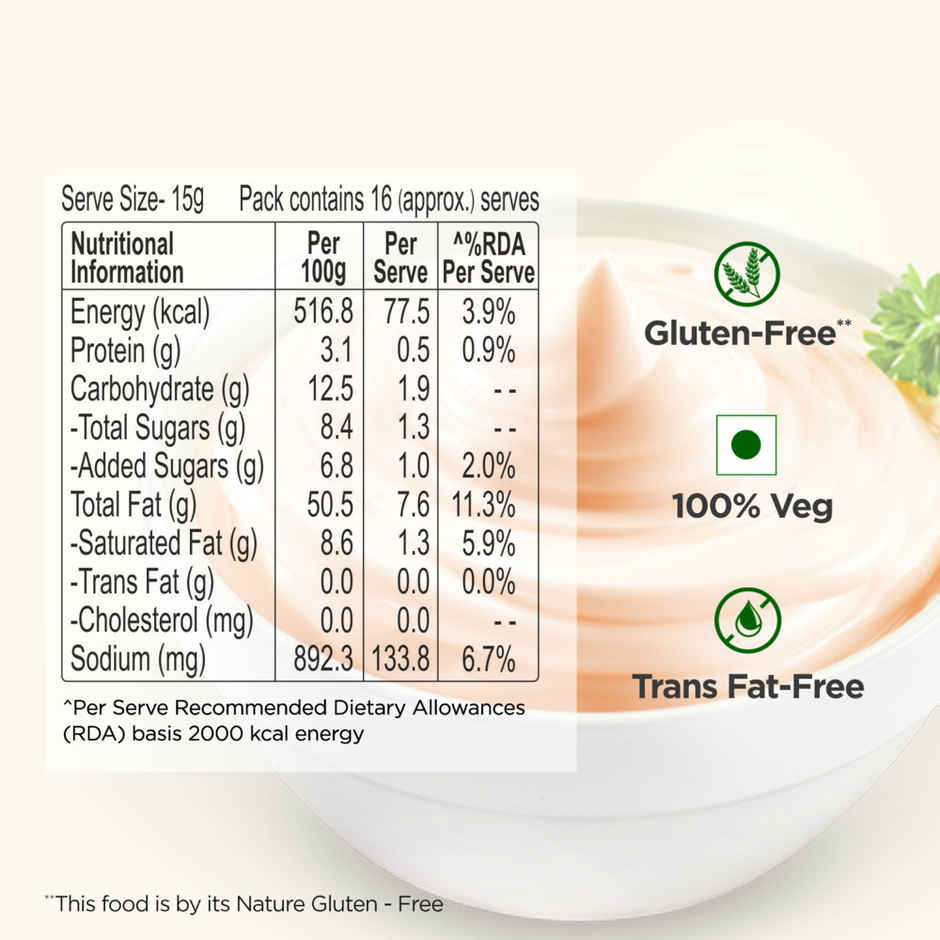 Dr. Oetker FunFoods Tandoori Mayonnaise | Veg