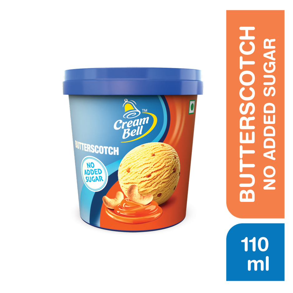 Cream Bell Sugarfree Butterscotch Ice Cream Cup
