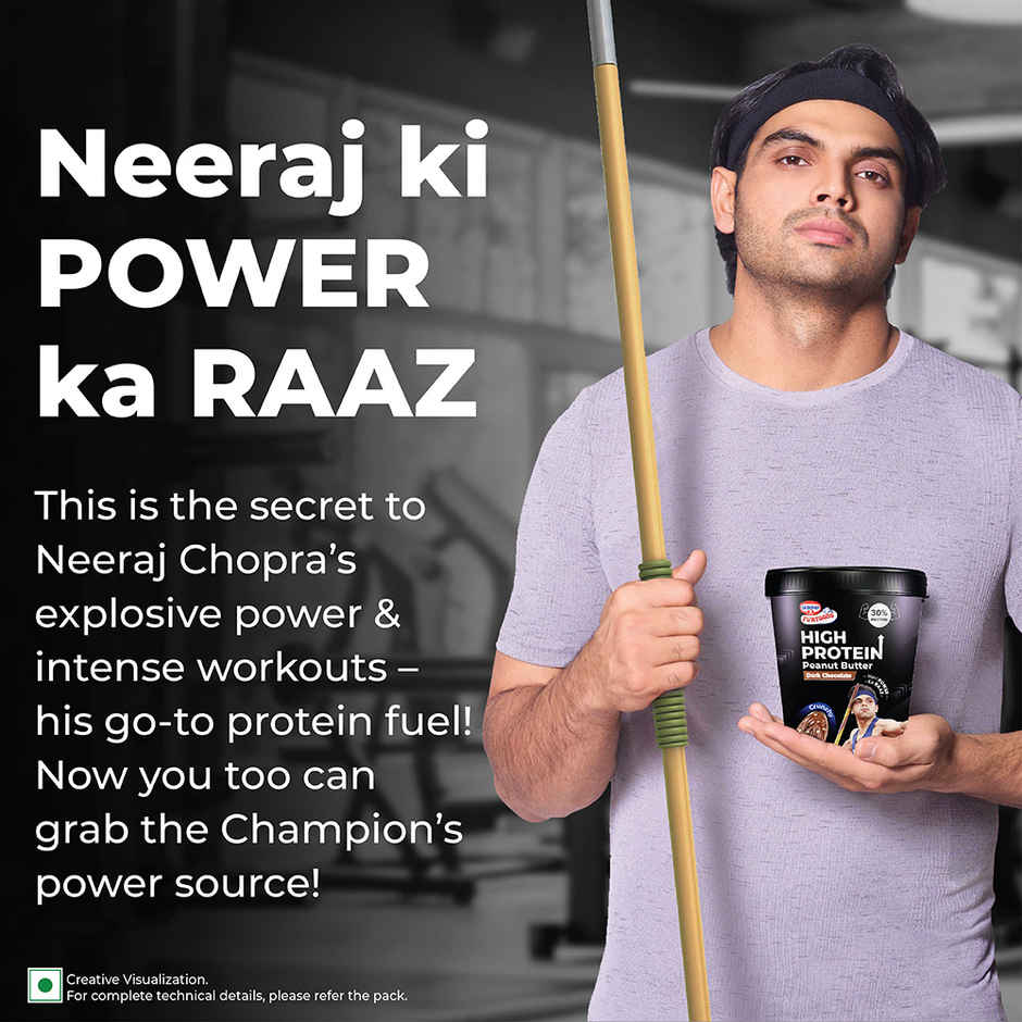 Dr. Oetker FunFoods High Protein Peanut Butter Dark Chocolate Crunchy