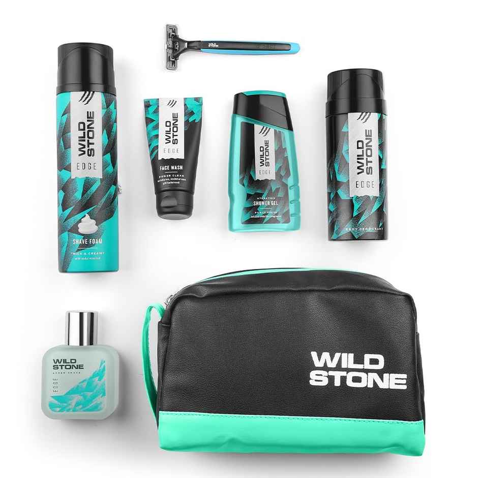 Wild Stone Edge Grooming Kit With Free Razor | Premium Grooming