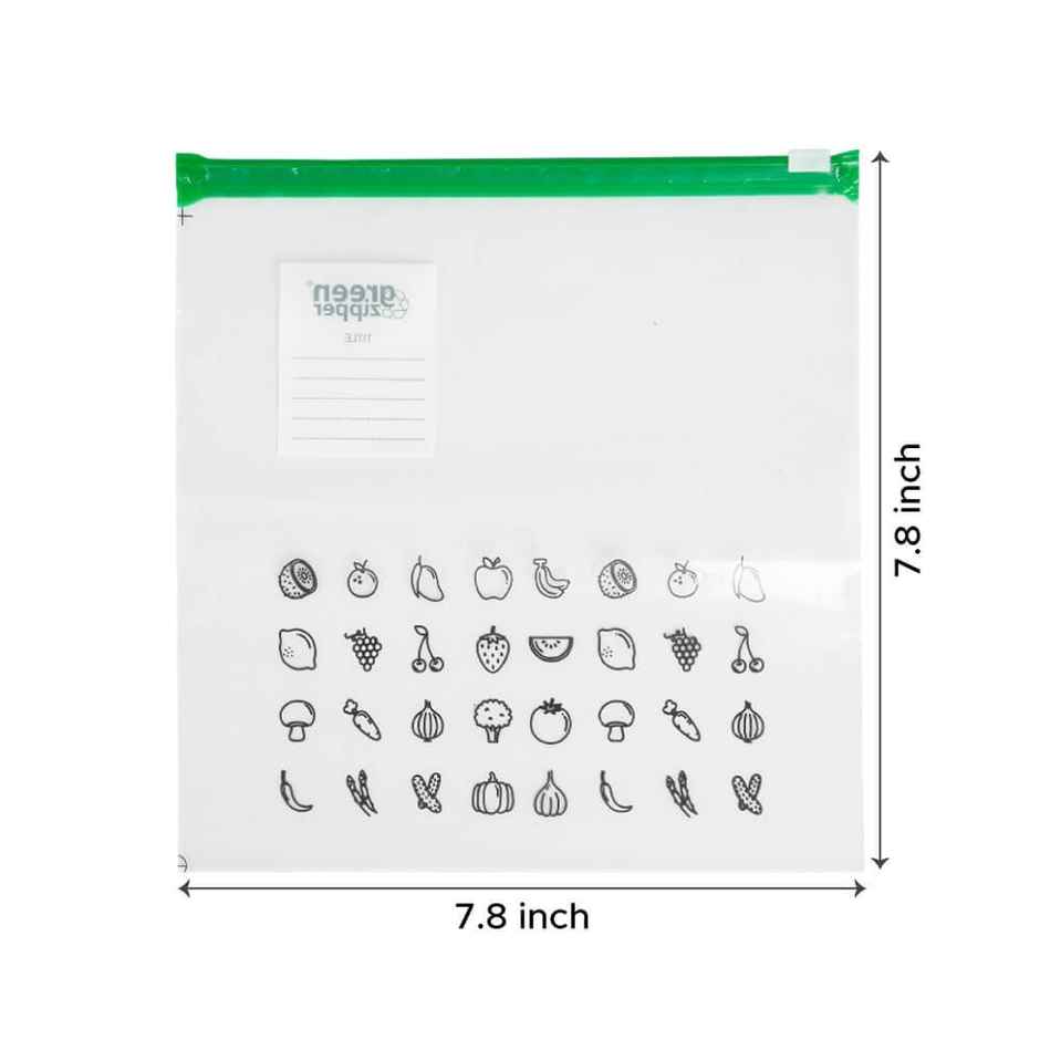 Homez it Small Zip Lock Bag (20 cm x 20 cm) 15 pieces