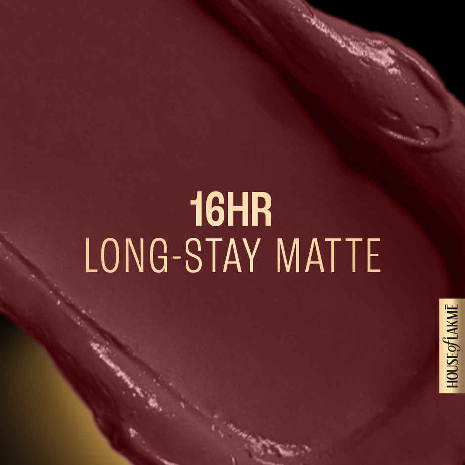Lakme Forever Matte Liquid Lip | 16 Hr Lipstick | Lightweight & transferproof | Wine Touch