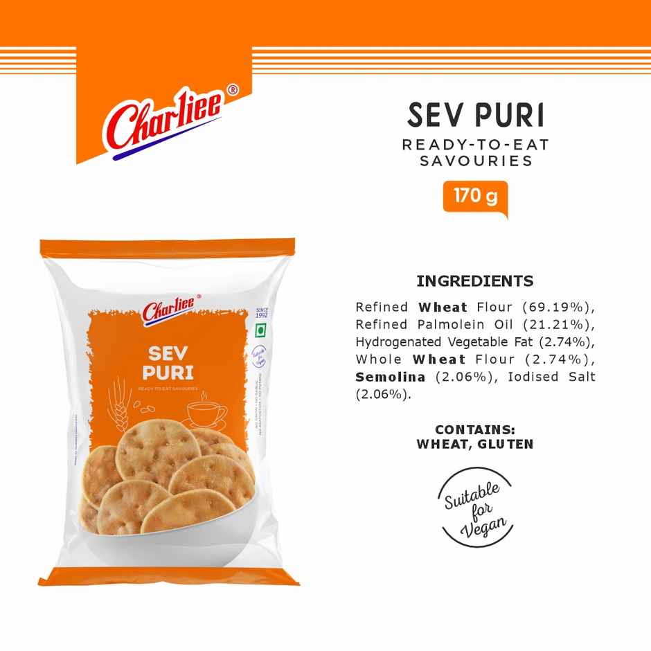 Charliee Sev Puri | Crunchy Snack Mix