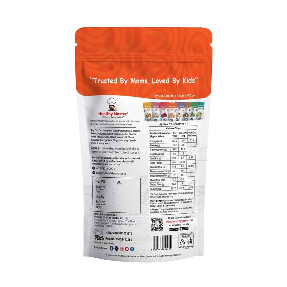 Healthy Master Quinoa Chips