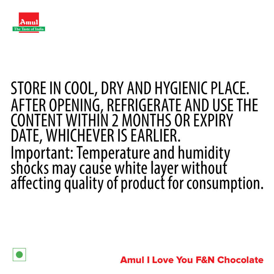 Amul Fruit n Nut Dark Chocolate | I Love U pack