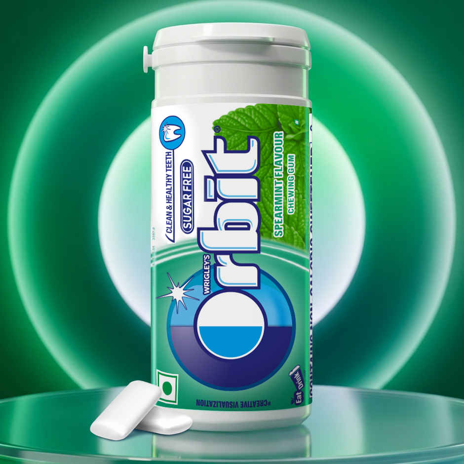 Orbit Spearmint Sugar Free Chewing Gum Pot