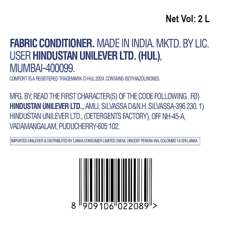 Comfort Morning Fresh After Wash Fabric Conditioner