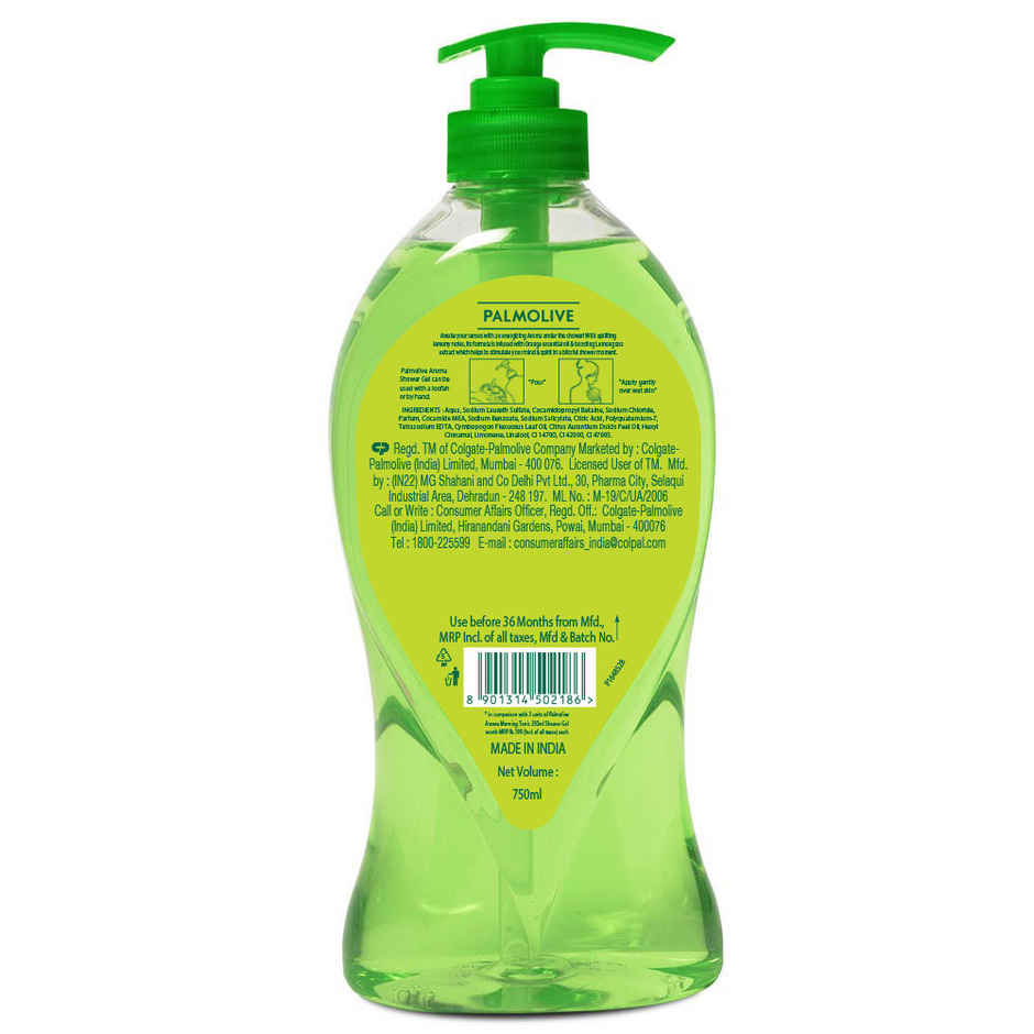 Palmolive Orange Essential Oil & Lemongrass Aroma Morning Boost (Tonic), Brightening Body Wash