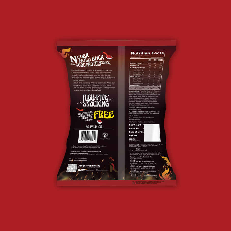 Taali Korean Style Protein Puffs
