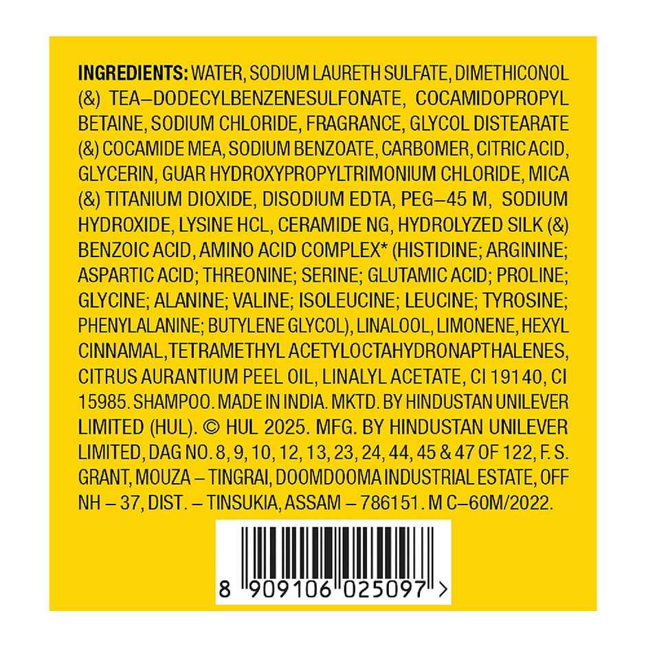 Sunsilk Flowy Silk Smooth Shampoo With Egg Protein Almond Oil & Vitamin C