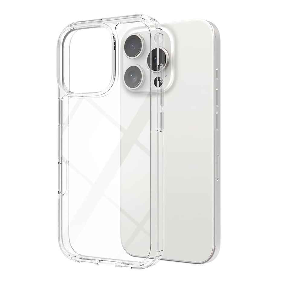 ExpressB For iPhone 16 Pro Case Cover Anti-Scratch Camera Protect Pc+Tpu Transparent - Clear
