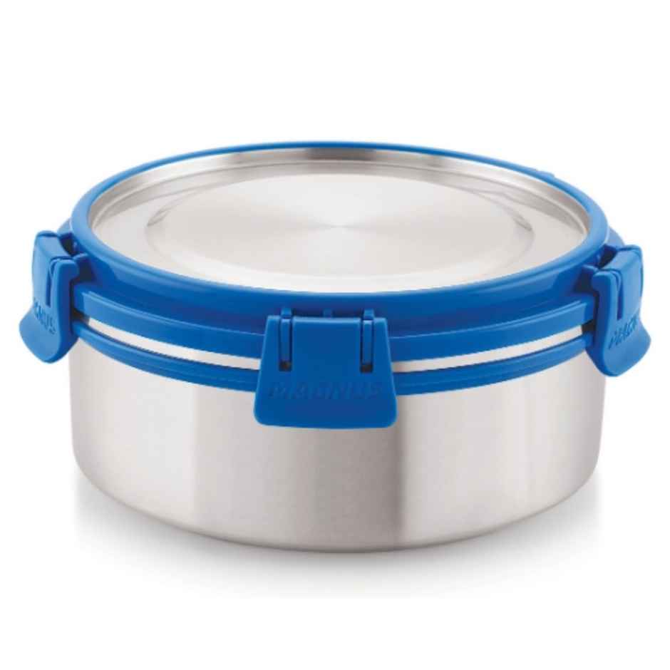 Magnus 750ml Klip Lock Deluxe Stainless Steel Container - 750 ml | Leak-Proof & Airtight Lid