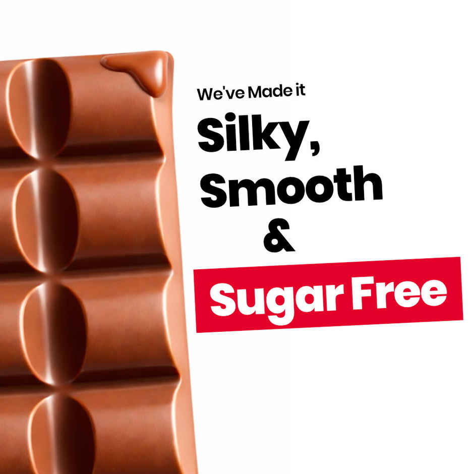 Skinny Sugar Free Milk Chocolate Bar | No Added Sugar | No Palm Oil