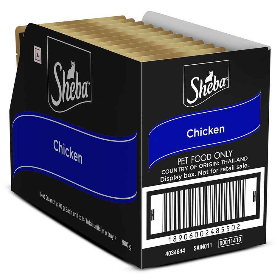 Sheba Fine Adult Chicken Premium Loaf Wet Cat Food