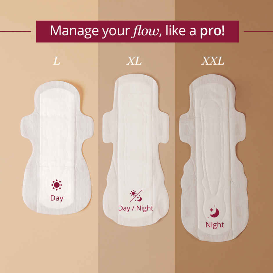 Carmesi Sensitive Sanitary Pads | Large | Rash Free | Gynecologist Recommended