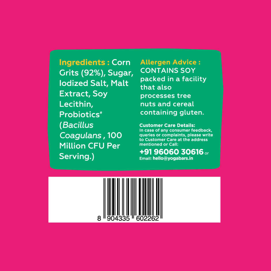 Yoga Bar Cornflakes Original Crunchy Breakfast cereals with Probiotics, High Fibre Pouch