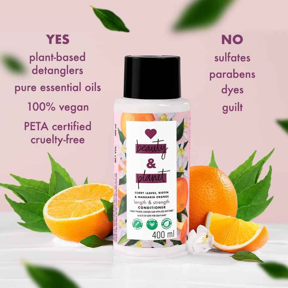 Love Beauty & Planet Curry Leaves Biotin & Mandarin Paraben Free Conditioner