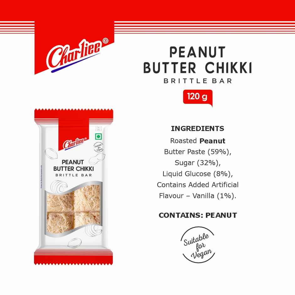 Charliee Peanut Butter Chikki | Crunchy & Tasty