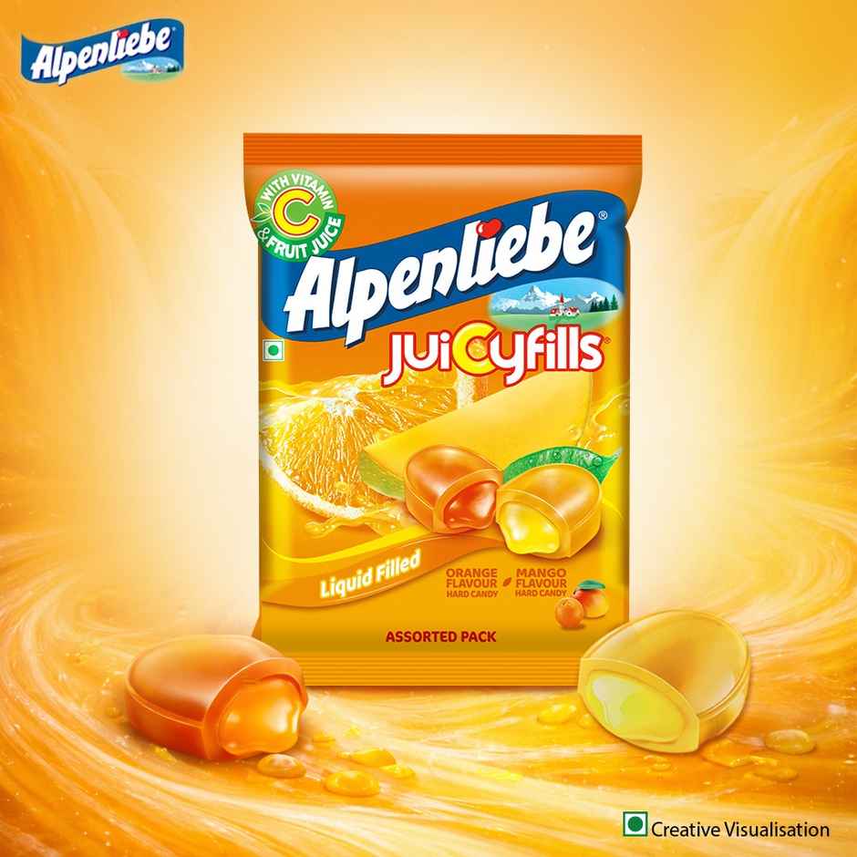Alpenliebe Juicyfills Orange & Mango Assorted Candy