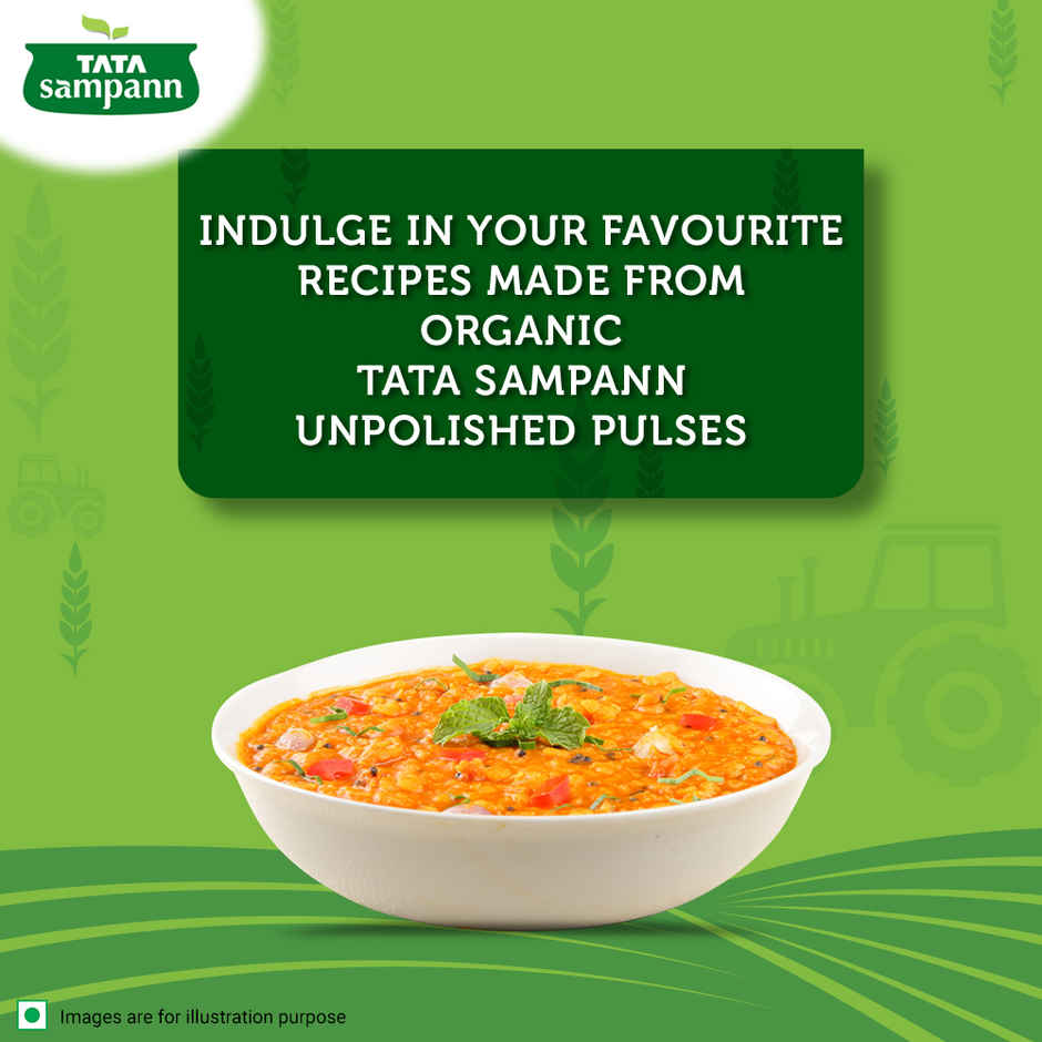 Tata Sampann Organic Unpolished Moong Dal