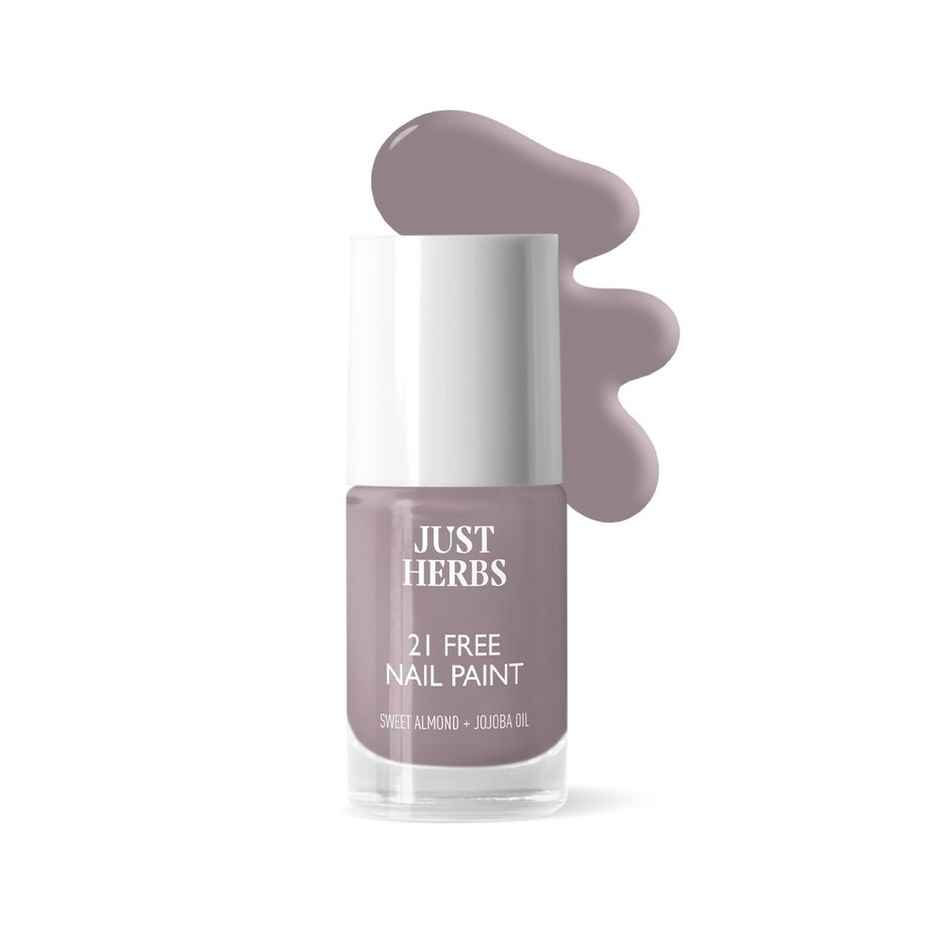 Just Herbs Nail Paint (Charcoal Grey)