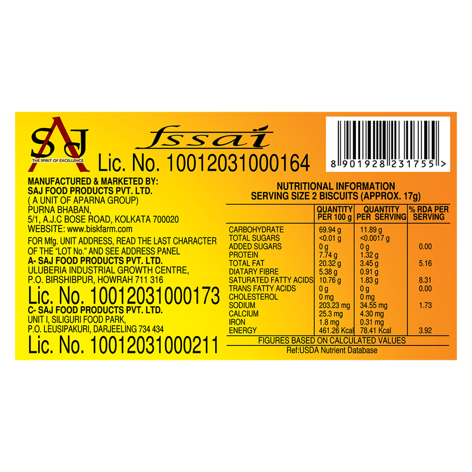 Biskfarm Eat Fit Digestive Atc