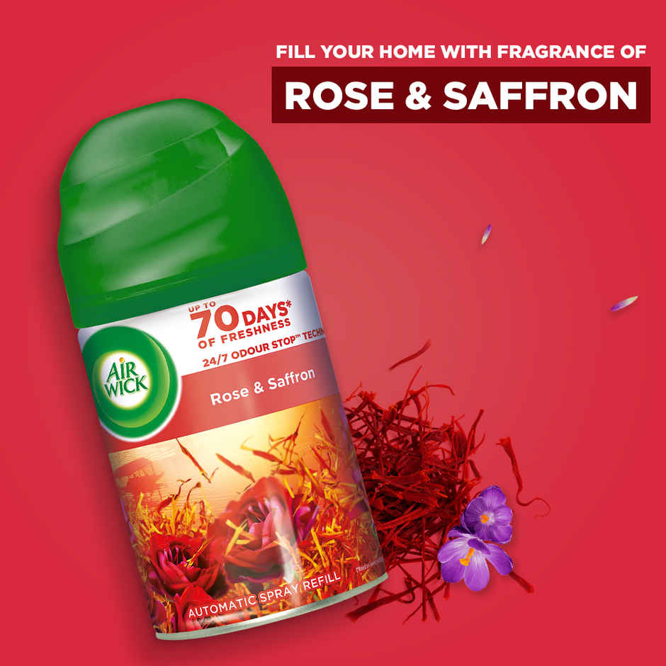 Air Wick Rose & Saffron Freshmatic Room Freshener Refill
