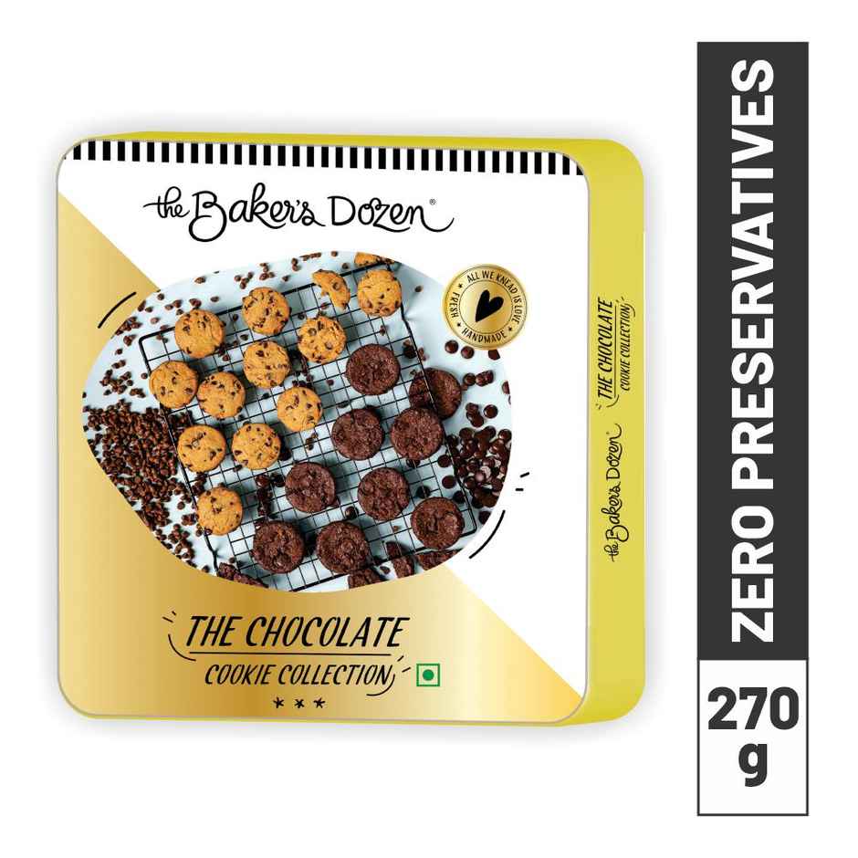 The Baker's Dozen Chocolate Cookie Collection | Diwali Gift Hamper | Chocolate Cookie Hamper