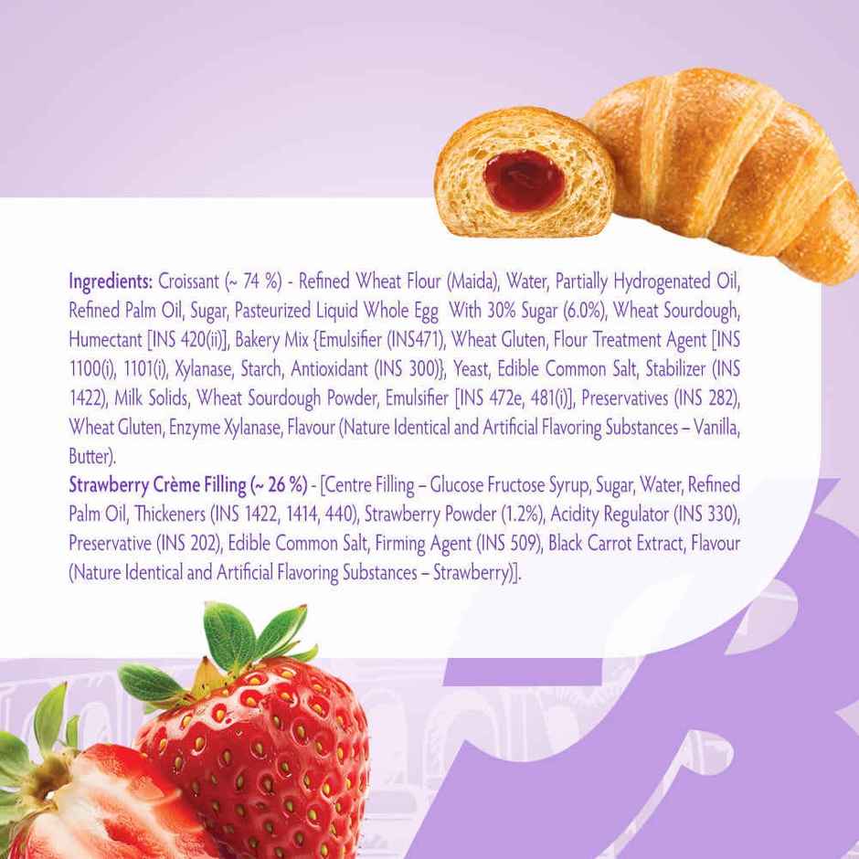 Bauli Moonfils Croissants Strawberry | Egg