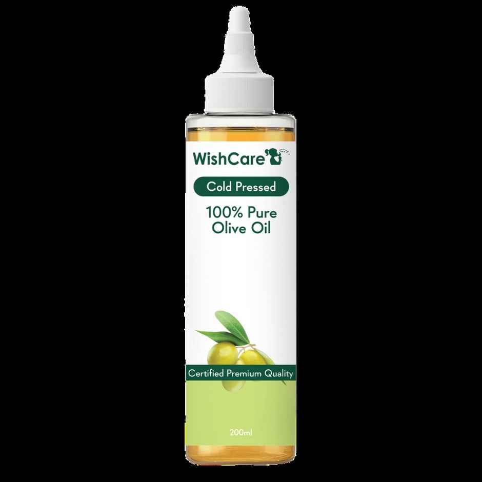 Wishcare 100% Pure Cold Pressed Olive Oil For Healthy Hair And Glowing Skin