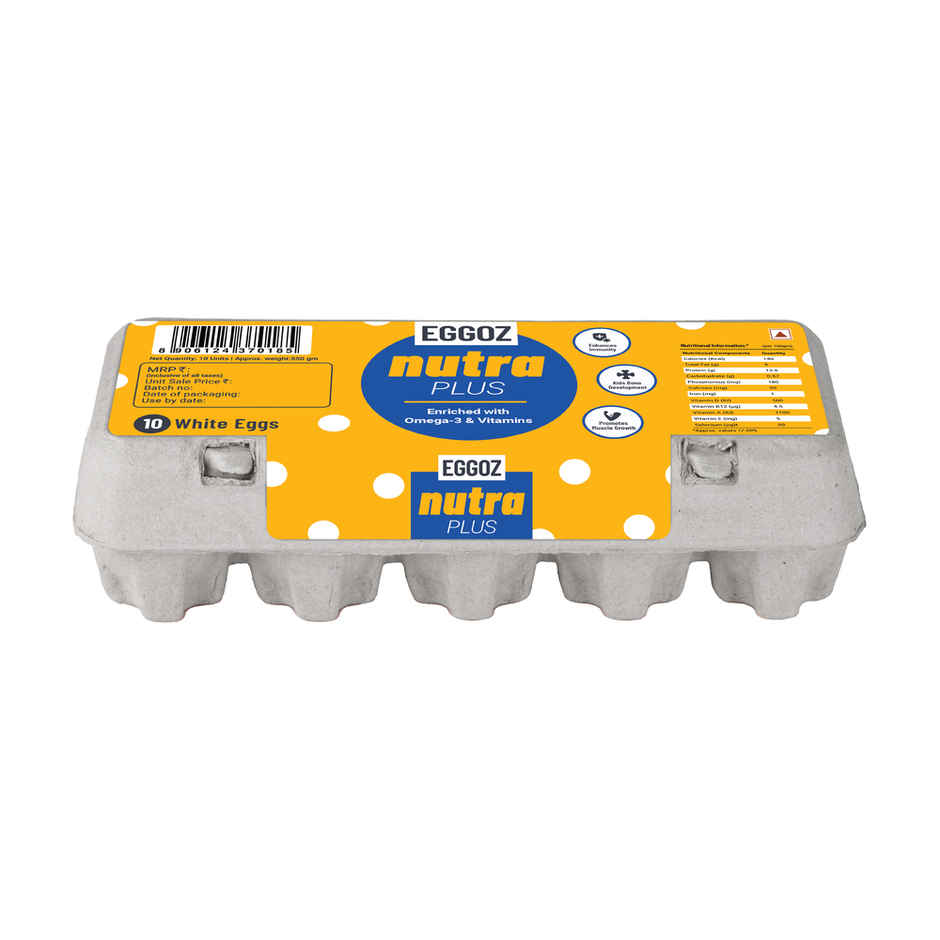 Eggoz Nutra Plus Speciality Eggs with Omega 3 | Selenium and Vitamins