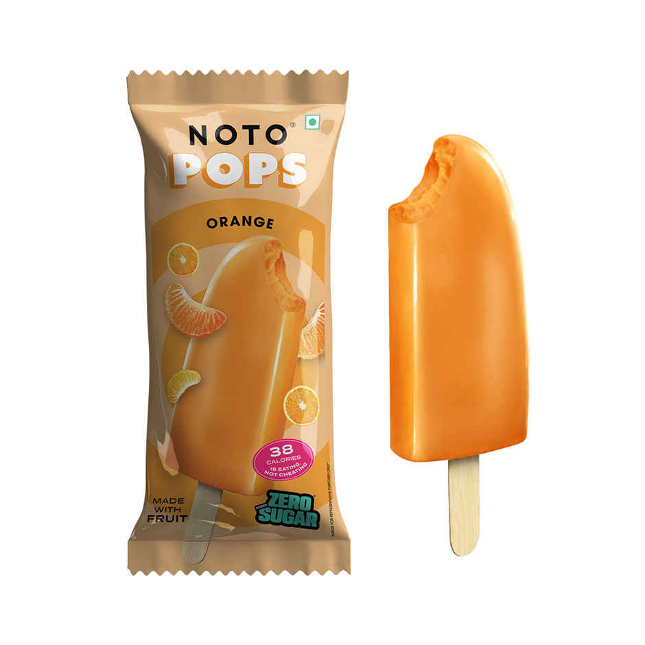 NOTO Orange Sugar Free, Guilt Free Popsicle
